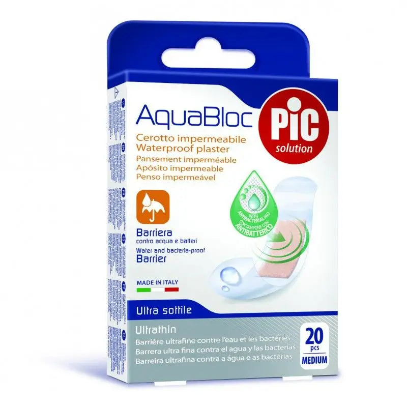 Pic Aquabloc Antibacteriano 19X72Mm 20 Uds