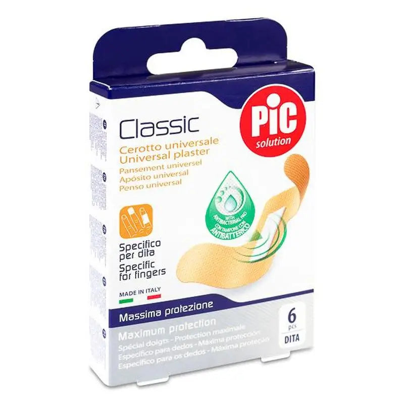 Pic Classic Antibacteriano Dedos 6 Uds