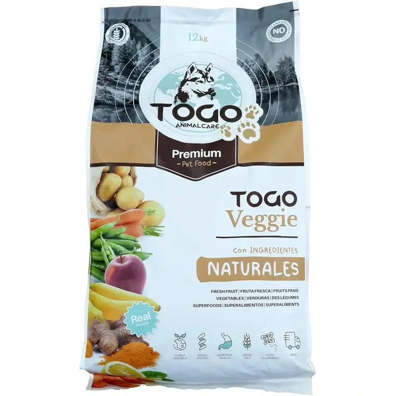 Togo Hypoallergenic Hypoallergenic Vegan Dog Food, 12 kg