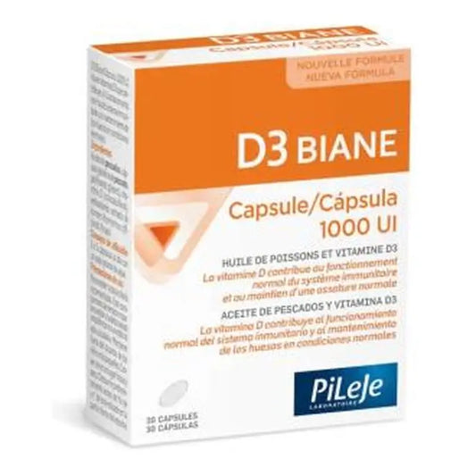 Pileje D3 Biane 1000Ui 30Cap. 