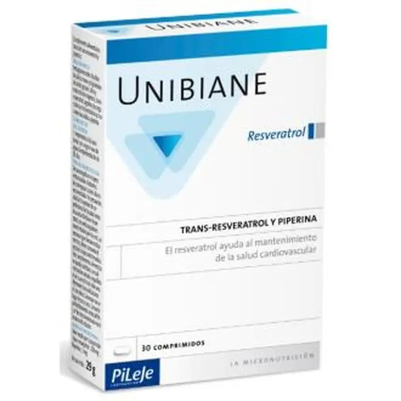 Pileje Unibiane Resveratrol 30Cap. 