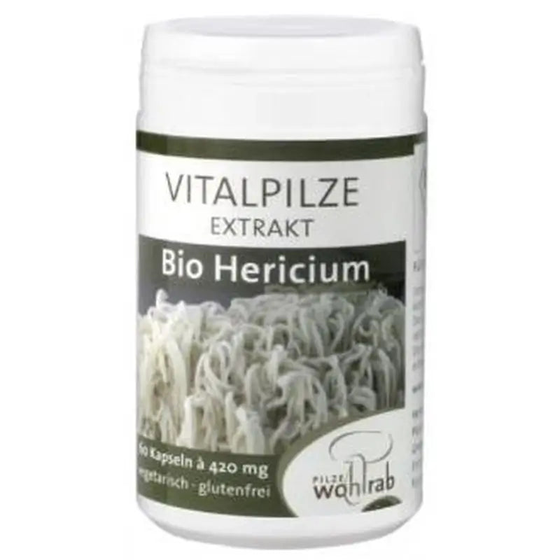 Pilze Wolhrab Melena De Leon (Hericium) Bio 60 Cápsulas