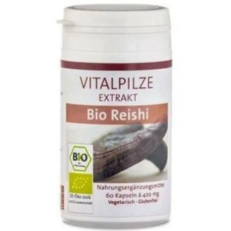 Pilze Wolhrab Reishi Bio 60 Cápsulas