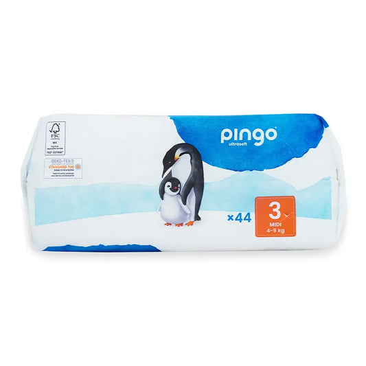 Pingo Pañales Ecológicos, Talla 3 Midi