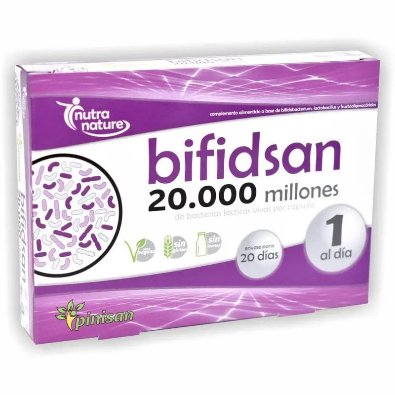 Pinisan Bifidsan , 20 cápsulas   