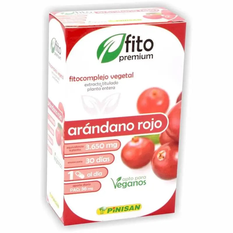 Pinisan Fitopremium Arandano Rojo , 30 cápsulas