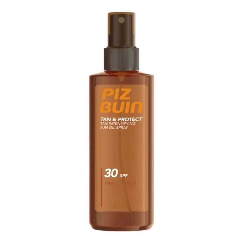 PIZ BUIN Tan & Protect Protector Solar En Spray Acelerador Del Bronceado SPF 30 Protección Alta, 150 ml