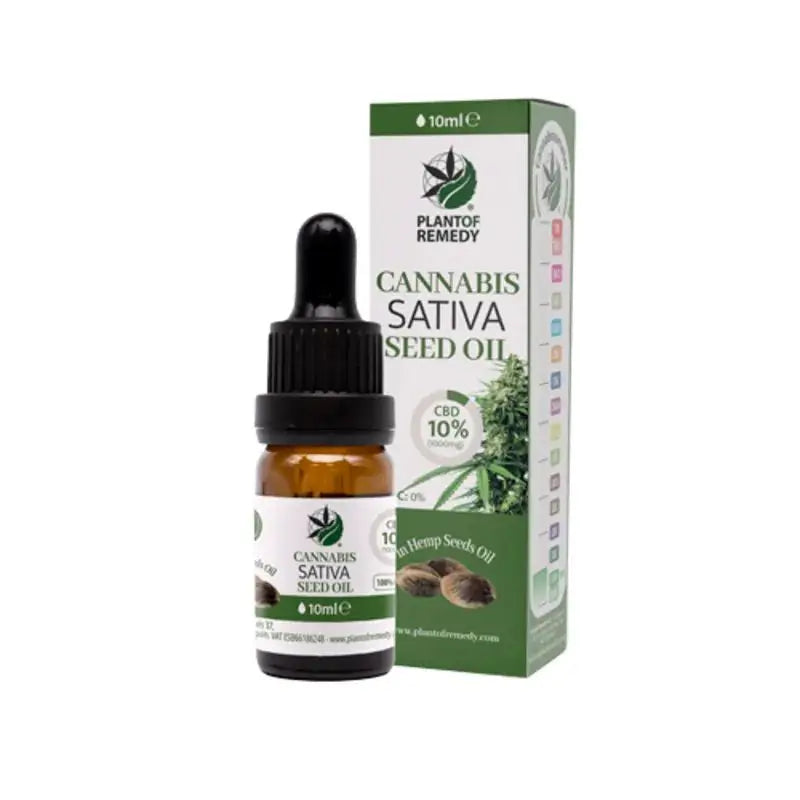 Plant Of Remedy Cannabis Sativa Oil 10% CBD , 10 ml