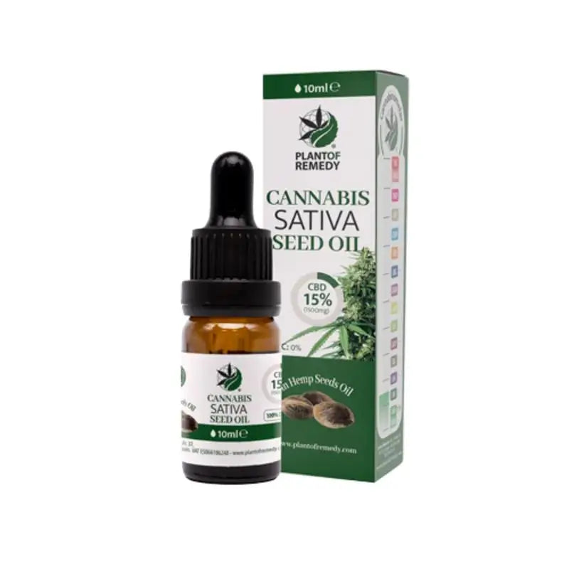 Plant Of Remedy Cannabis Sativa Oil 15% CBD , 10 ml