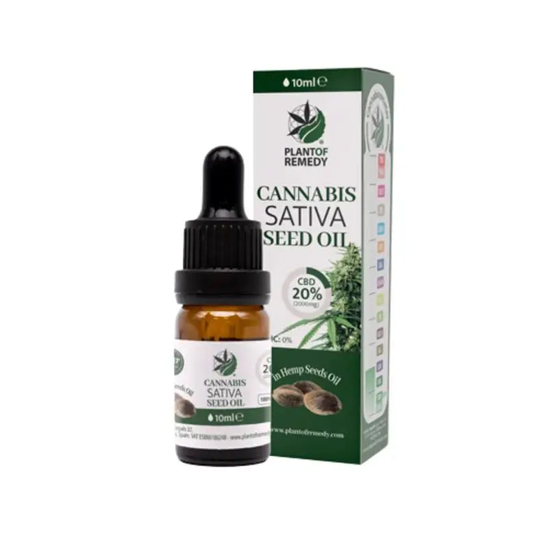 Plant Of Remedy Cannabis Sativa Oil 20% CBD , 10 ml