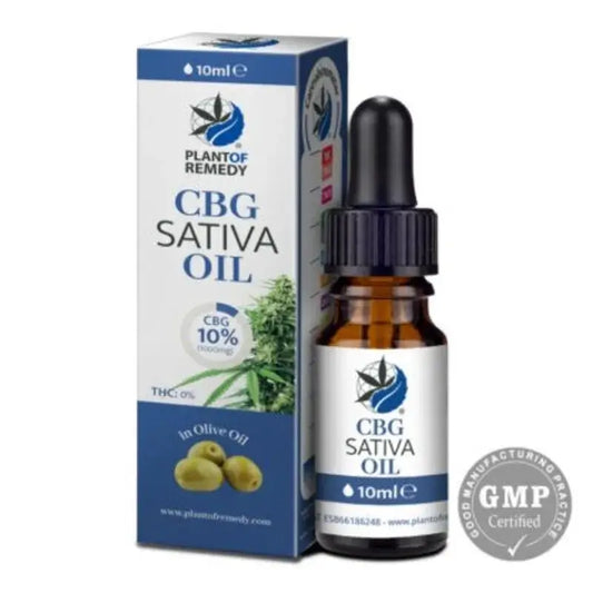 Plant Of Remedy Olive Oil With 10% Cbg , 10 ml