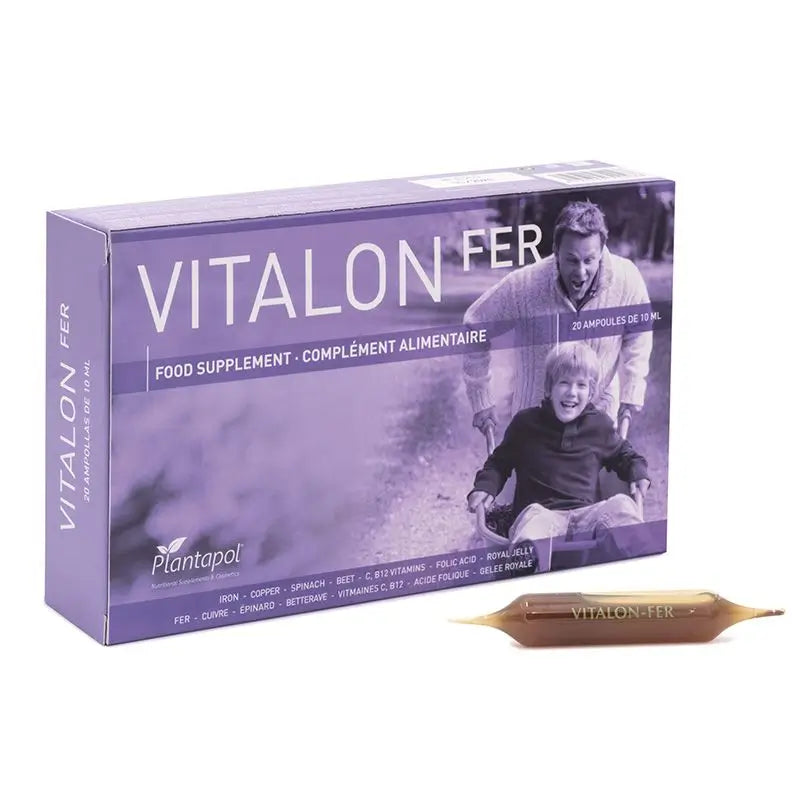 Planta Pol Vitalon Fer Jalea Real , 20 ampollas de 10 ml