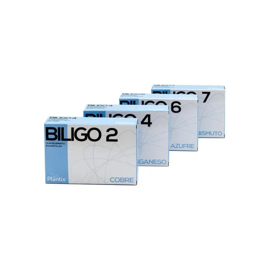 Plantis Biligo 8 Magnesio Oligoelemento , 20 ampollas de 2 ml