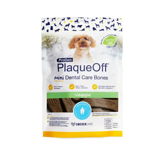 Plaqueoff Dental Bones Mini Veggie Dog 340 gr, dog snack