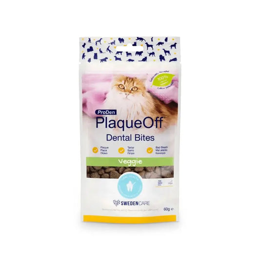 Plaqueoff Dental Croq Cat 60 gr, snack for cats