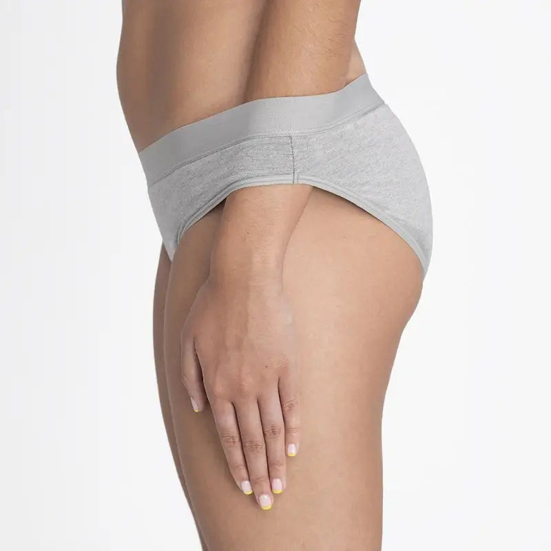 Platanomelón Salud E Higiene Kiwitas Classic Sporty Braguitas Menstruales Gris / L