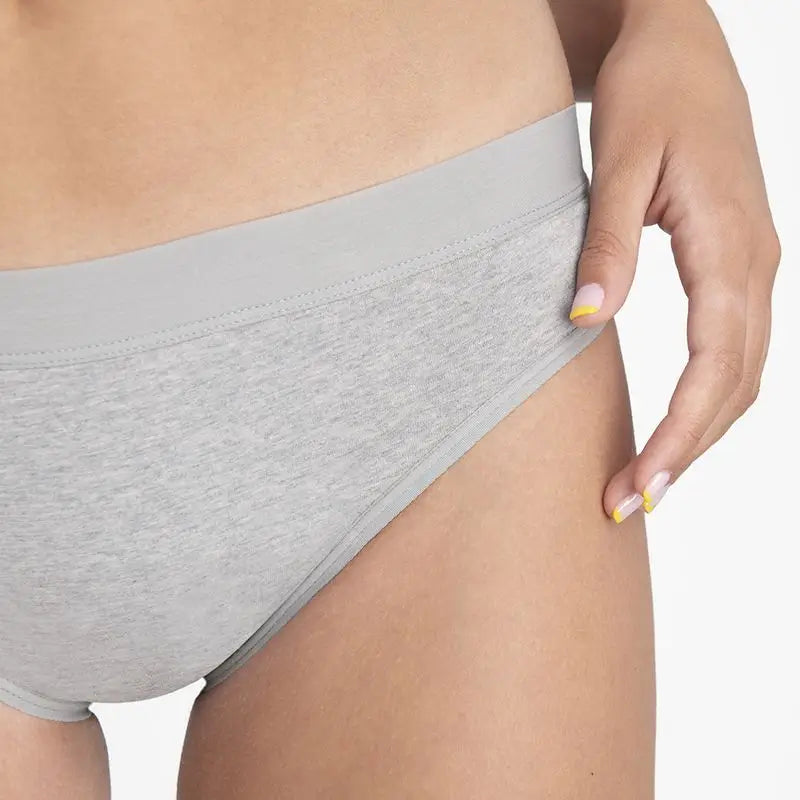 Platanomelón Salud E Higiene Kiwitas Classic Sporty Braguitas Menstruales Gris / S