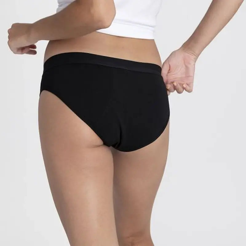 Platanomelon Kiwitas Classic Sporty Menstrual Panties Black / L