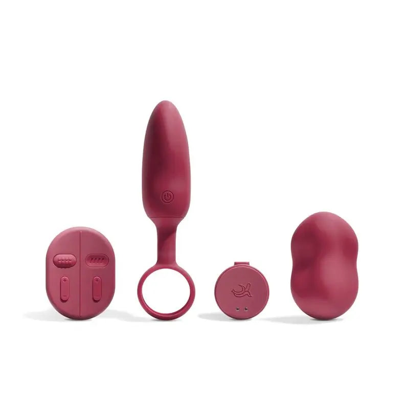 Platanomelón Vibrador Mobi Vibrador Parejas Burdeos