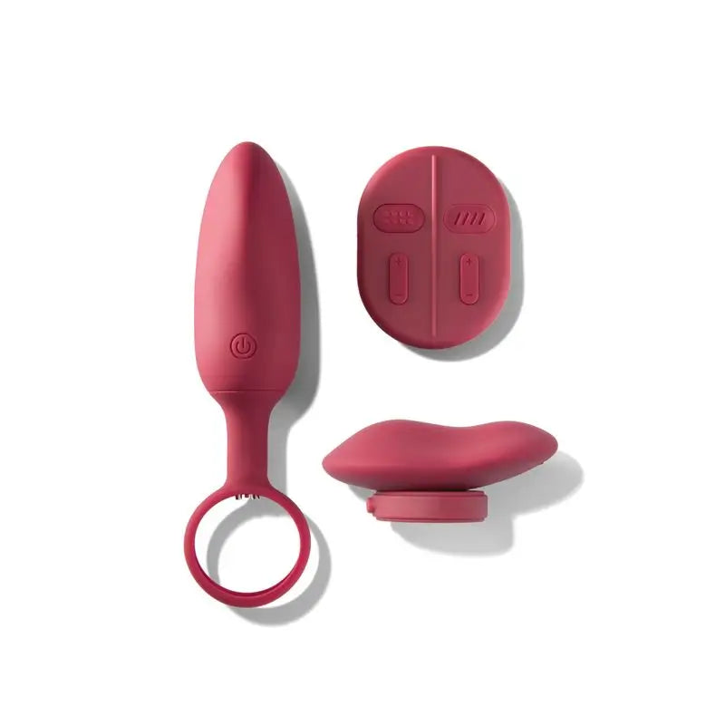 Platanomelón Vibrador Mobi Vibrador Parejas Burdeos