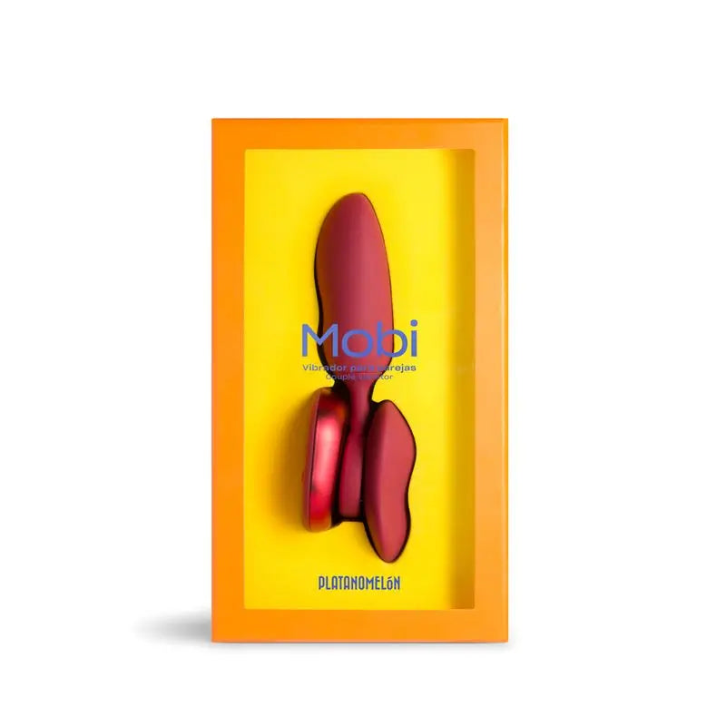 Platanomelón Vibrador Mobi Vibrador Parejas Burdeos