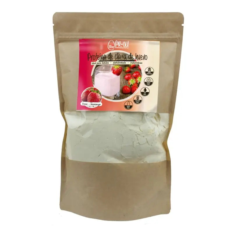 Pr-Ou Egg White Strawberry Flavour 1Kg.Sg