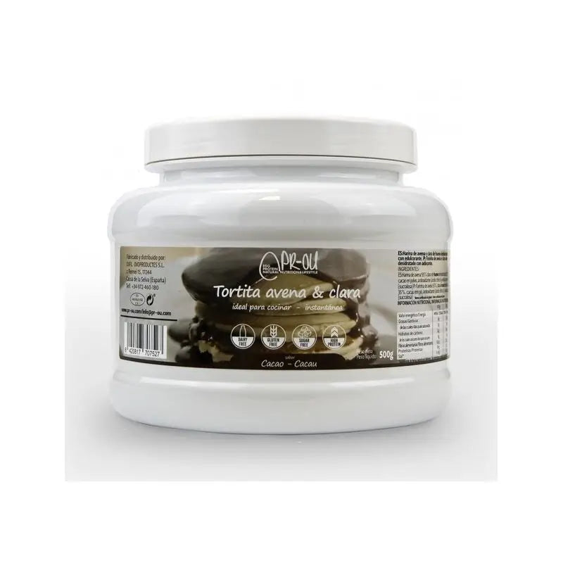 Pr-Ou Clear+Oatmeal Cacao Flavour Pancake 500Gr. Sg