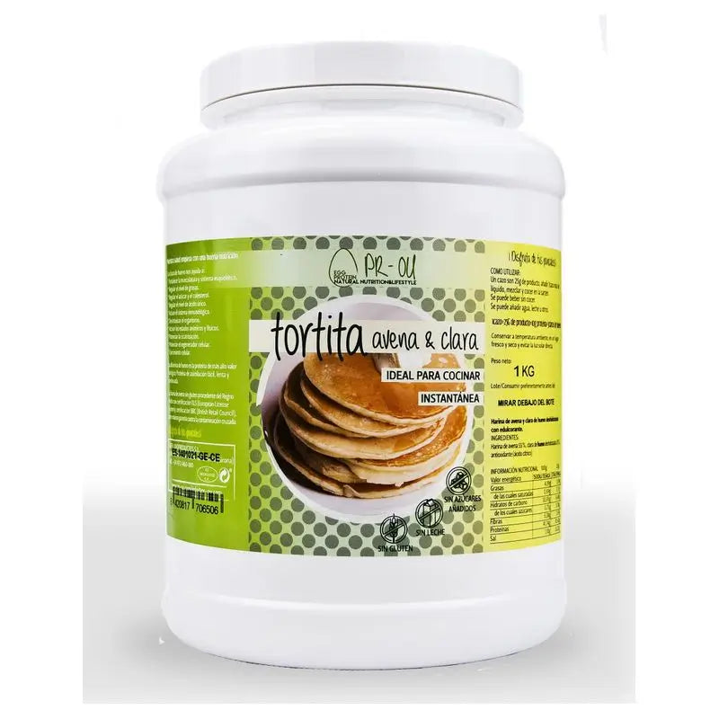 Pr-Ou Clear+Oatmeal Pancake Neutral Flavour 1Kg. Sg