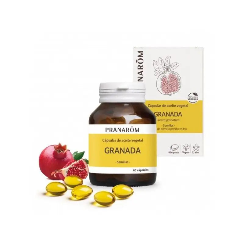 Pranarom Pomegranate Oil Capsules, 60 capsules