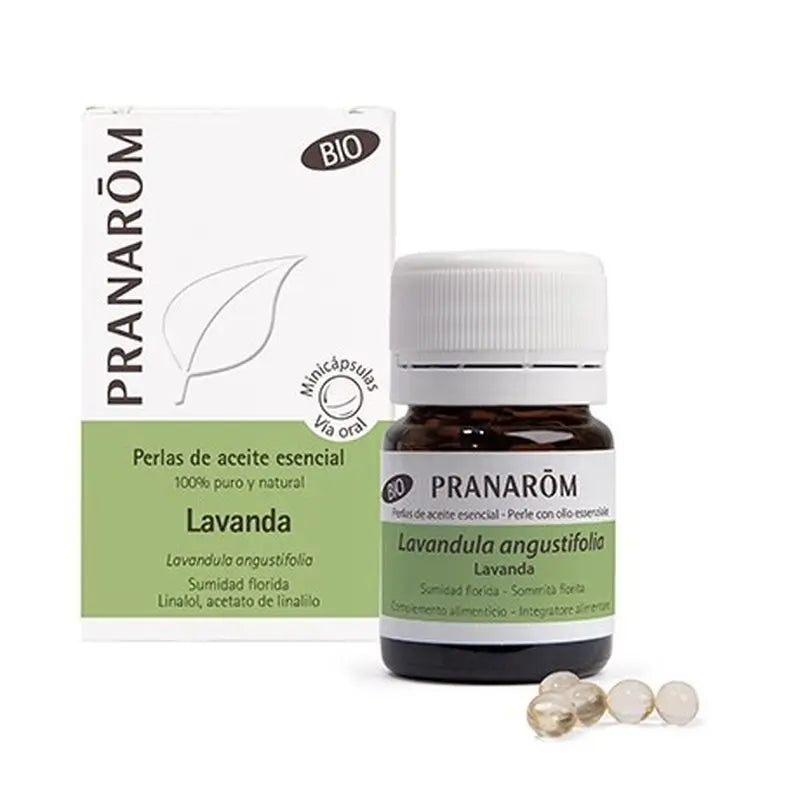 Pranarôm Aeqt - Organic Lavender Essential Oil Pearls 100Mg , 60 units