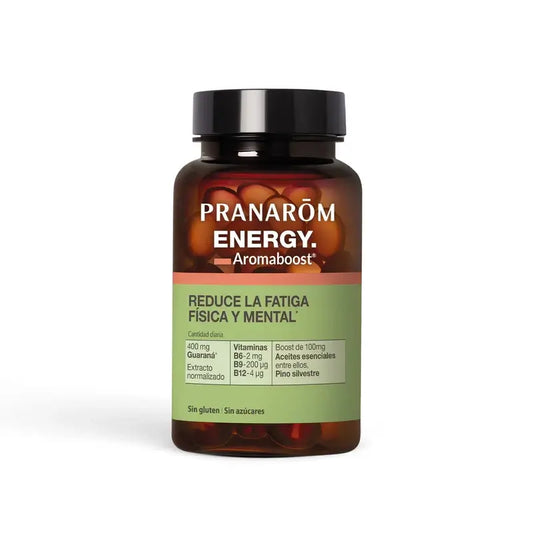 Pranarôm Aromaboost Energy Reduces Physical And Mental Fatigue , 60 capsules