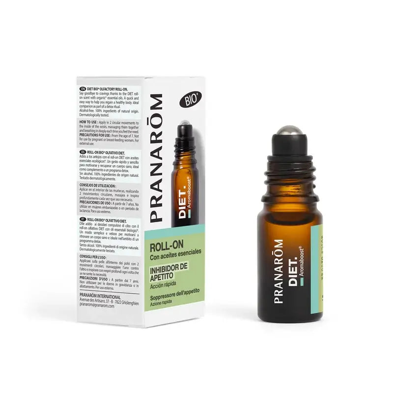 Pranarôm Aromaboost Roll On Diet Bio , 5 ml