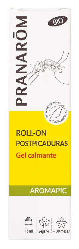 Pranarom Aromapic Roll-On Gel Calmante Postpicaduras BIO, 15 ml