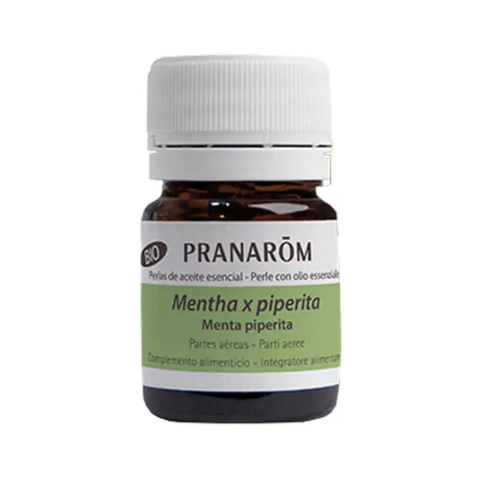 Pranarôm Bio Perlas de Aceite Esencial Menta Piperita 60 Perlas