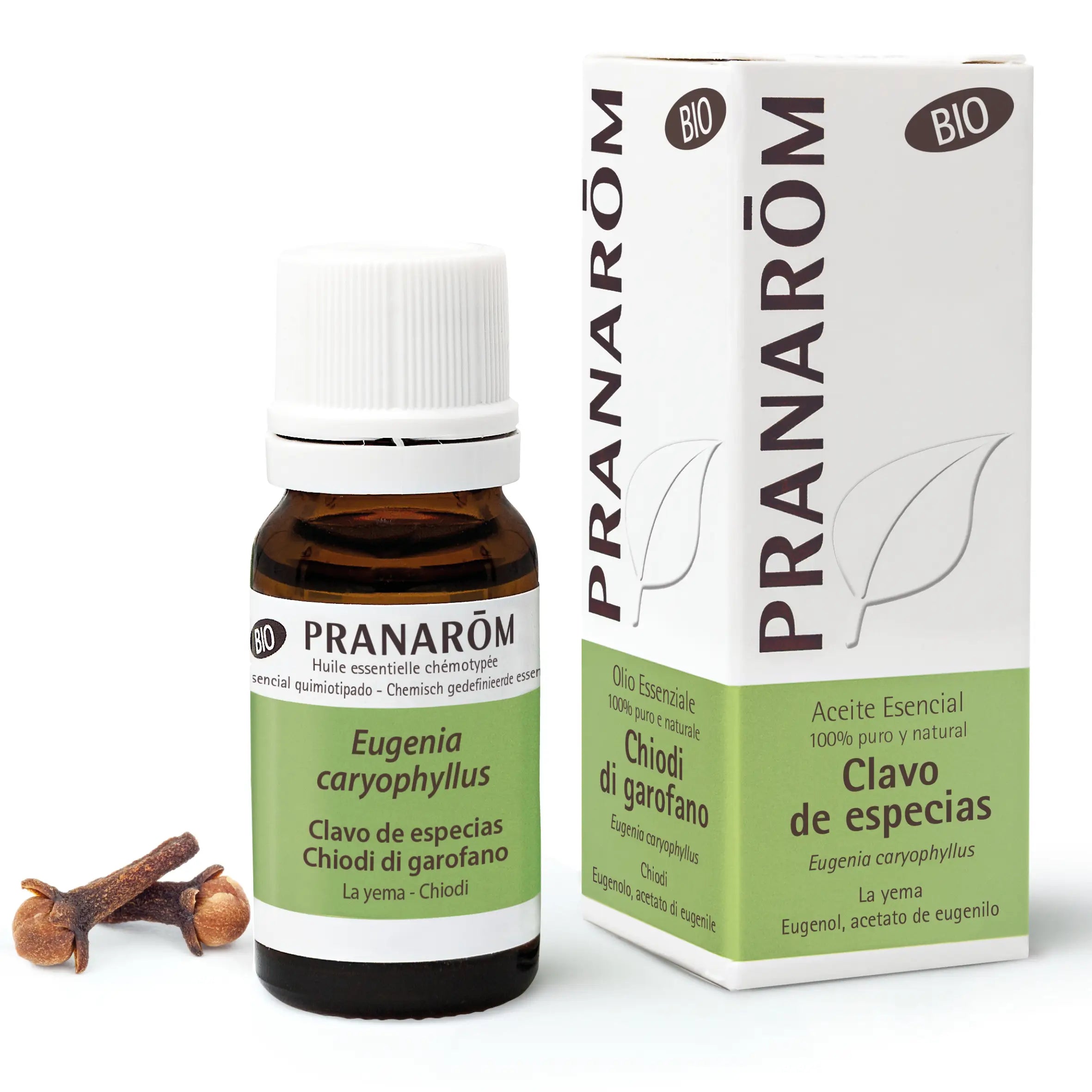 Pranarôm Clavo De Especias BIO, 10 ml