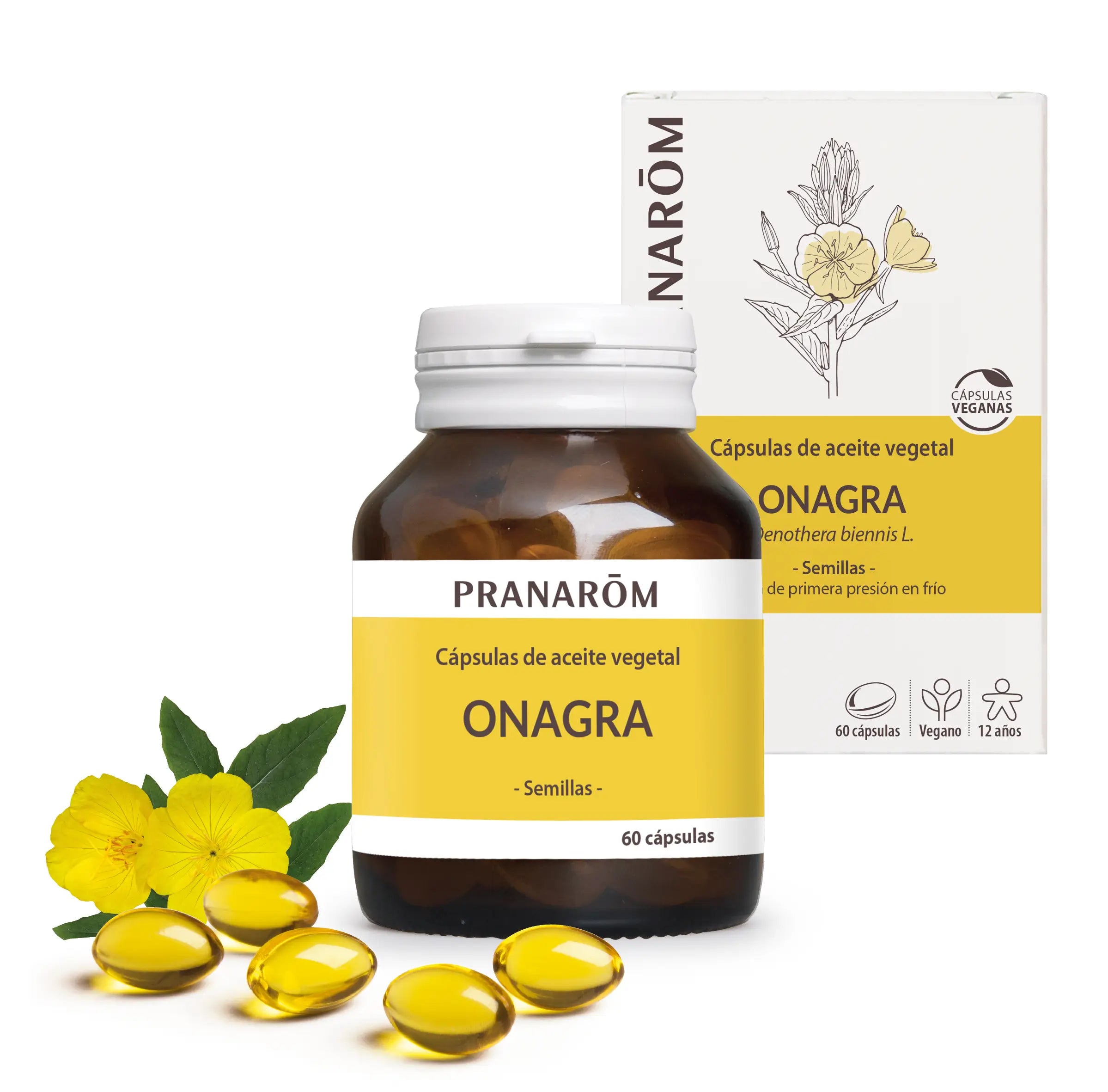 Pranarôm Onagra 60 Cápsulas