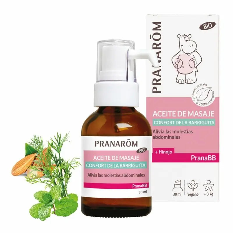 Pranarôm  Aceite de masaje - Confort de la barriguita - 30 ml