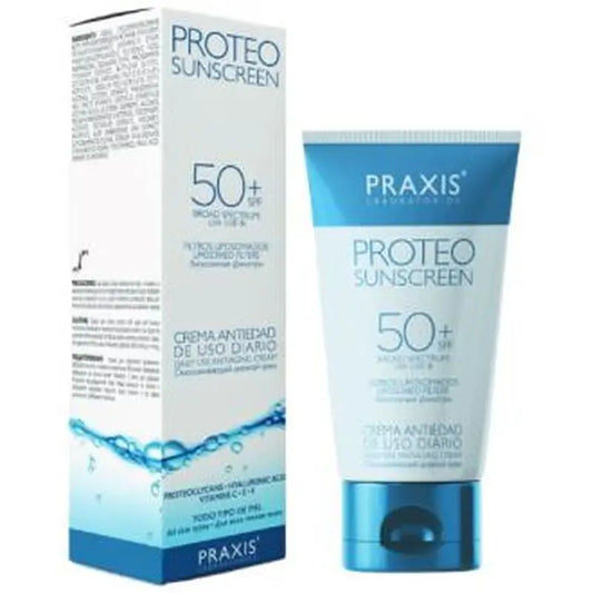 Praxis Proteo Sunscreen Spf50+ Crema Antiedad 60Ml. 