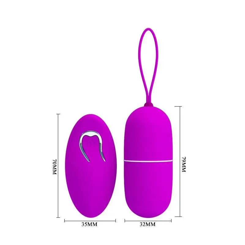 Prettylove Huevo Vibrador Arvin Color Púrpura