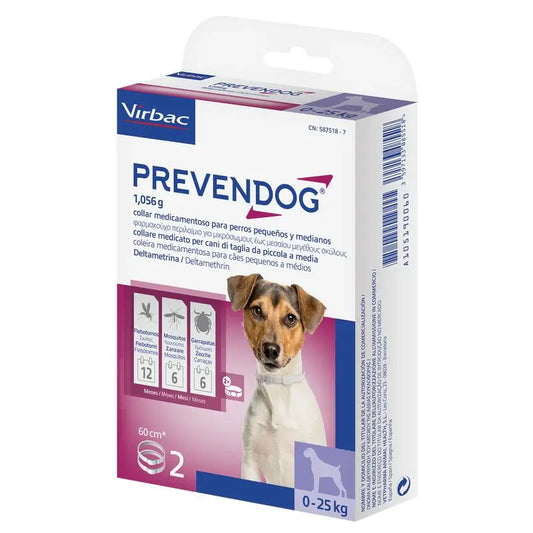 Virbac Prevendog Collar Antiparasitario 60 cm 2 unidades