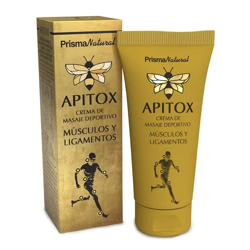 Prisma Natural Apitox Sports Massage Cream for Muscles and Ligaments , 60 ml