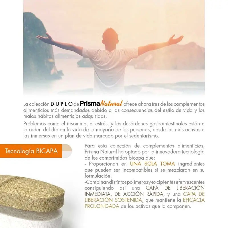 Prisma Natural Melatonin Bicapa Sleep, 30 tablets