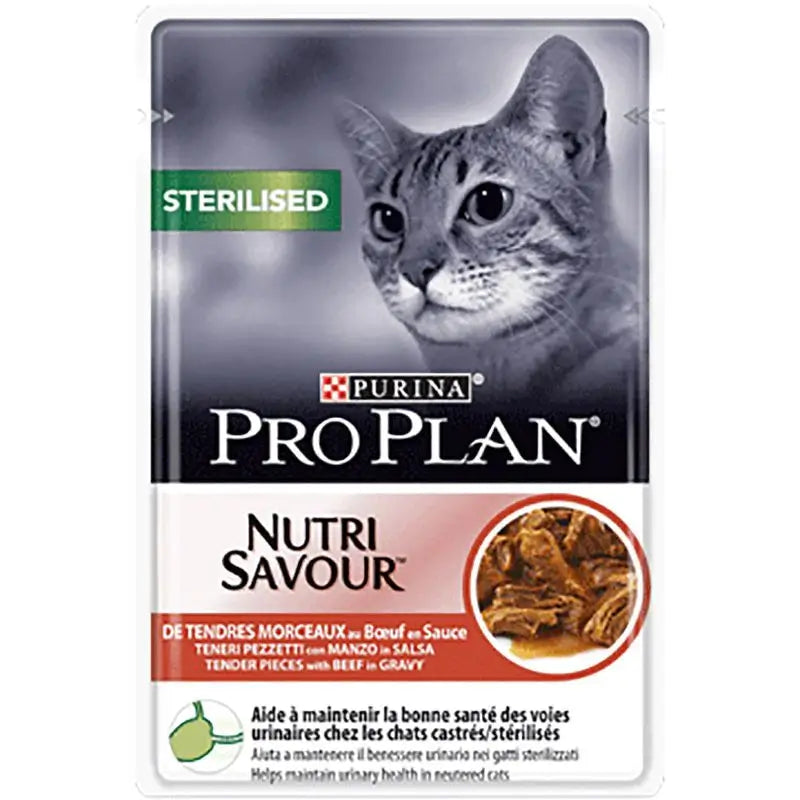 Pro Plan Feline Esterilizado Carne 26X85Gr