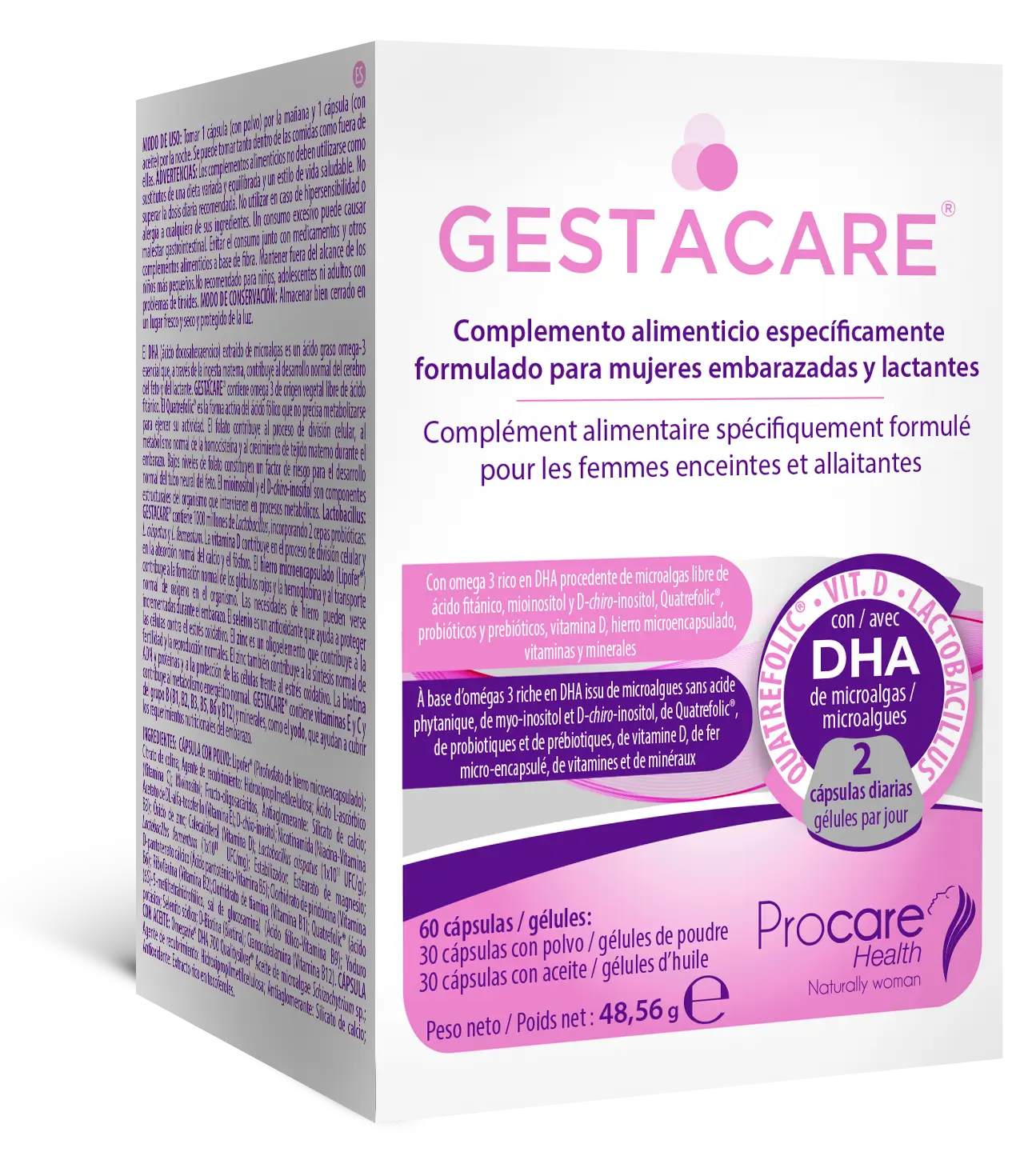 Procare Gestacare, 60 capsules