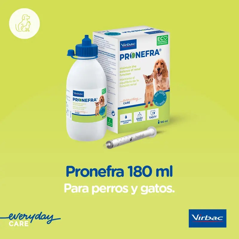 Virbac Pronefa Renal Supplement For Dogs and Cats, 180 ml