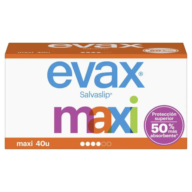 Evax Salvaslip Maxi Protegeslips 40 unidades