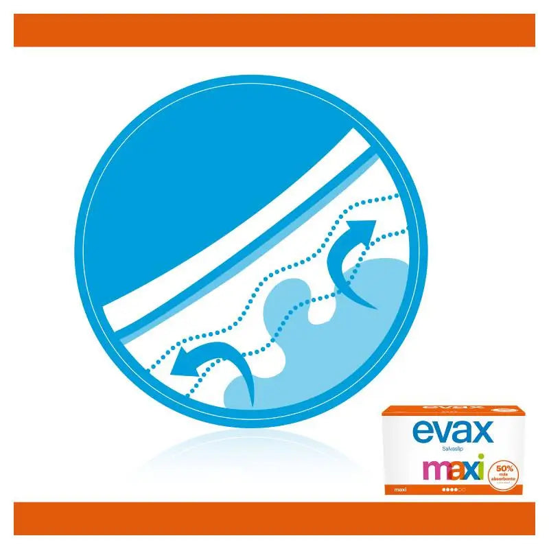 Evax Salvaslip Maxi Protegeslips 40 unidades