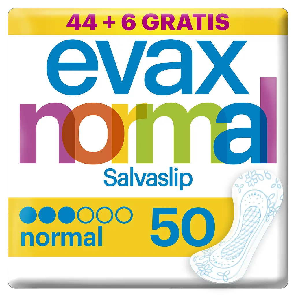 Evax Salvaslip Normal Protegeslips 50 unidades