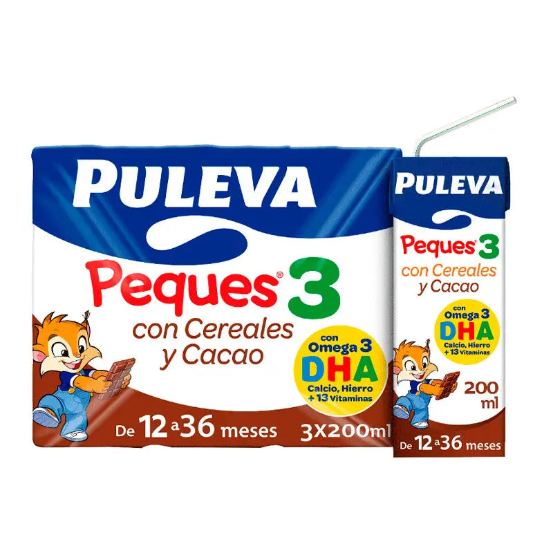 Puleva Peques 3 Leche de Crecimiento Uht Slim, 1000ml