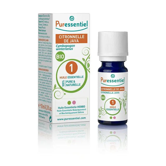 Puressentiel Citronella Java Essential Oil Bio, 10 ml